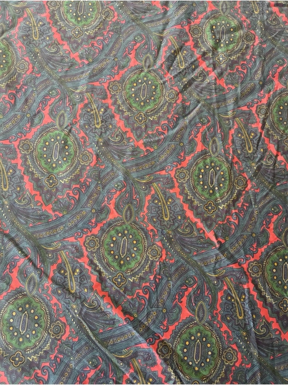 Vintage Ralph Lauren Paisley King Duvet Made in France Rare - Picture 2 of 7